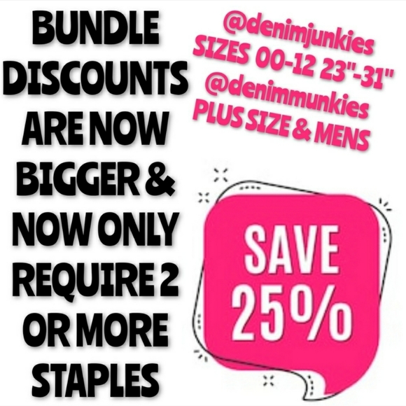 NEW ITEMS LISTED PLUS SIZE JEANS - Picture 2 of 3